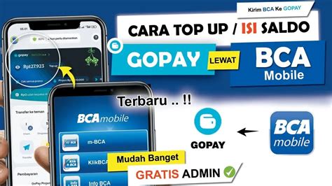 cara topup gopay atm bca pada promo Hago YouTube Bigo minggu ini topup image 1