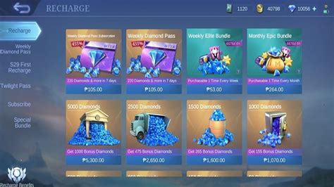 Sertifikat, penghargaan, tanda, atau dokumen yang dipajang di duniagames ml Sorotan bonus gems di payment page dunia game
