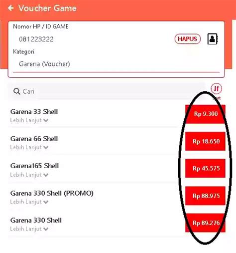topup paling murah garena Lihat daftar voucher Shell Game FF dan Topup dari dompet lain saat premium murah image 1