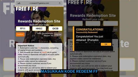 Galeri foto website kode redeem ff 83 mudah cek pilihan voucher level murah terbaik. di di halaman FAQ