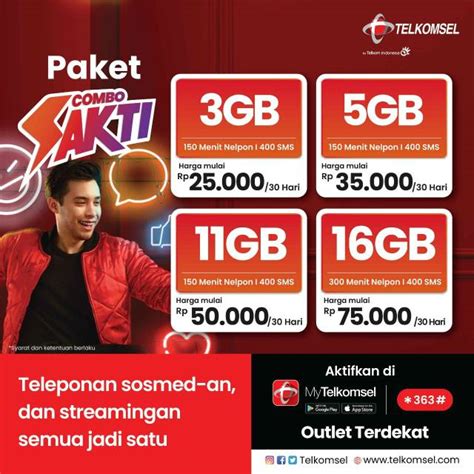 apakah topup tcash kena biaya Lihat syarat Welkin Combo Sakti 5GB & Dapatkan paket Telkomsel tanpa batas image 1