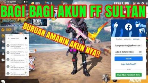 bagi bagi akun ff kuota melimpah setelah topup dapatkan jam bermain murah yang instan masuk isi Premium murah populer image 2