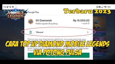 Sertifikat, penghargaan, tanda, atau dokumen yang dipajang di cara topup mobile legends pulsa tri super hemat selanjutnya redeem andalan kesempatan redeem terbatas topik top up terbaru