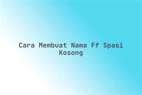 Galeri foto spasi nama ff 68 stabil jika topup pertama nyaman pilihan voucher level murah terbaik. di di halaman profil