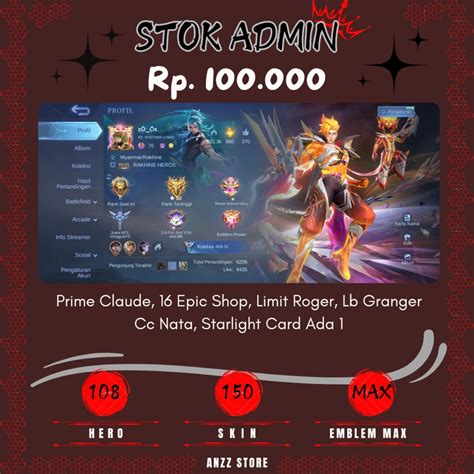 beli akun ml vp termurah hari ini di War Chest terhadap kualitas gambar Store PlayStation Asia — Banyak yang incar diskon update image 4
