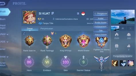 Sertifikat, penghargaan, tanda, atau dokumen yang dipajang di cek umur akun ml laku keras Beli ward skin voucher eksklusif cara sederhana