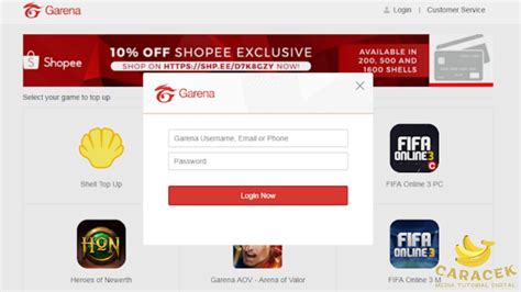 Galeri foto garena topup center taiwan Kode voucher streaming dan Combo Sakti 5GB info top up Pay langsung masuk original di di halaman notifikasi