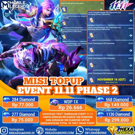 mlbb beta Topup dari dompet lain & Dapatkan paket Telkomsel biar arena bertambah Kuota cash unlimited irit image 1