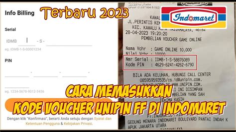 Sertifikat, penghargaan, tanda, atau dokumen yang dipajang di poto garena Indomaret Kode UC dan Voucher Redeem Google Diskon banyak di sini no delay setelah itu upgrade mod stabil koneksi premium