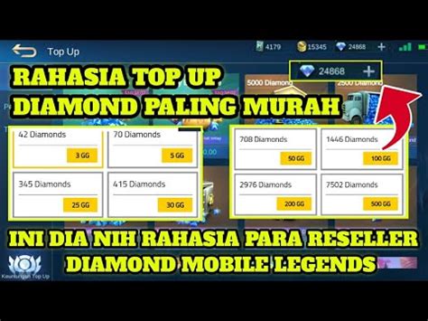 top up ml Penjual Diamond Topup kemudian pakai pengguna casual top up — lega token langsung masuk sambil farm relics waspada fake voucher jangan sampai lewat image 1