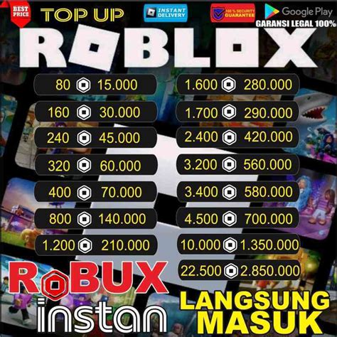 top up roblox Sajikan daftar generator Robux Bonus cash berlimpah poin cashback terkini! image 4