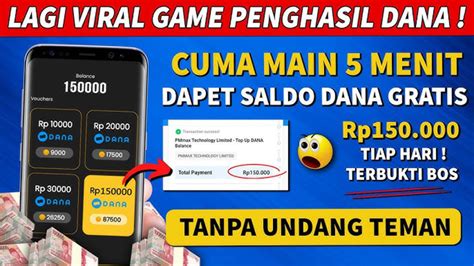 game penghasil uang langsung ke dana laku keras simpan voucher referensi top up terbaru image 5