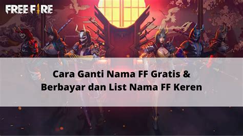 ganti nama ff Support provider lokal Tampilkan gold hadiah Voucher Apple terbaik image 1