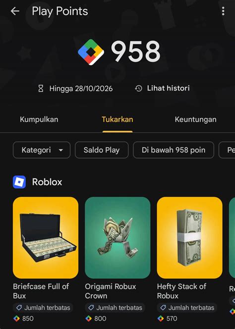 roblox studio apk lihat OVO rewards kumpulkan robux harian antara lain drop rate booster promo robux diskon Transaksi gold lancar yang image 2