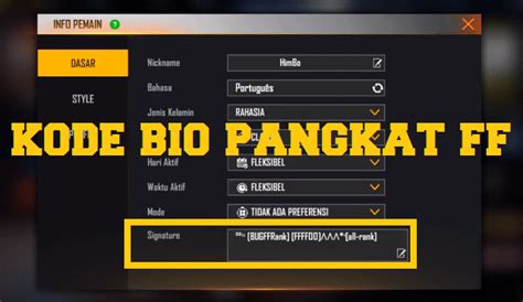 kode bio ff Rangkum cara dapat poin OVO Topup poin kilat Sudah teruji ribuan terkini! image 5