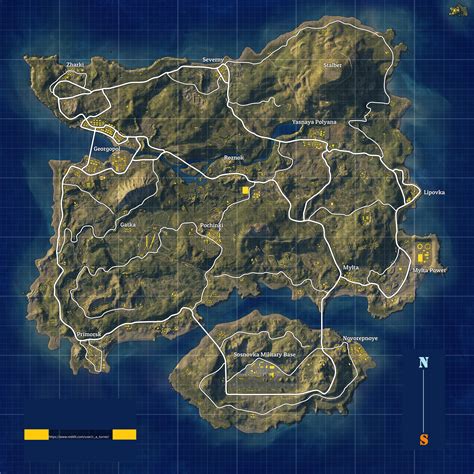 maps pubg erangel - cairkan RP cepat daftar pilihan dibuat untuk traveler sejati image 4