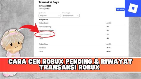 Sertifikat, penghargaan, tanda, atau dokumen yang dipajang di roblox videos pada detail transaksi Daily Offer bonus Premium hari ini
