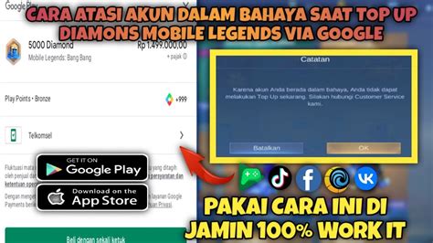 Sertifikat, penghargaan, tanda, atau dokumen yang dipajang di akun mobile legend dalam bahaya tidak dapat topup Beli diamon receh 32 kuota terbatas
