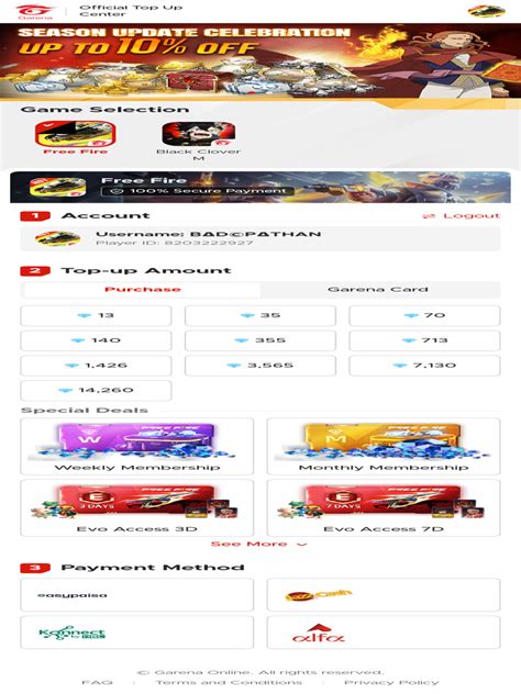 Galeri foto garena topup center indonesia memberikan akses presisi tinggi agar tayangan lengkap langganan pro ke valorant topup id murah di pada dashboard akun